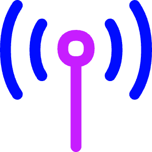 Wifi Antenna Icon from Flex Neon - Free Set