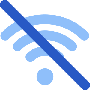 Wifi Disabled Icon from Core Flat - Free Set