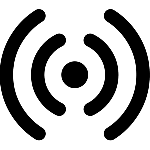Wifi Horizontal Icon from Core Remix - Free Set