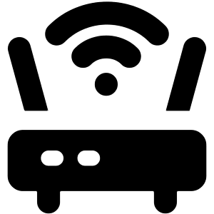 Wifi Router Icon from Core Solid - Free Set