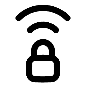 Wifi Secure Connection Icon from Flex Line - Free Set