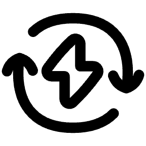 Wireless Fast Charging Icon from Flex Line - Free Set