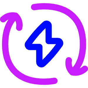 Wireless Fast Charging Icon from Flex Neon - Free Set
