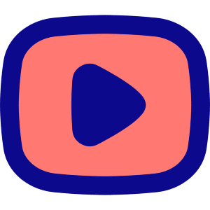 Youtube Logo Icon from Flex Pop - Free Set