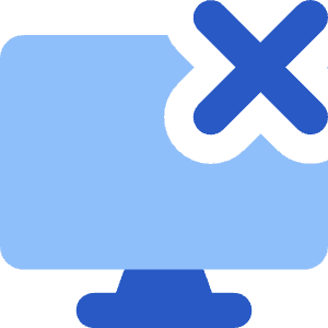 Desktop Delete Icon from Core Flat Set