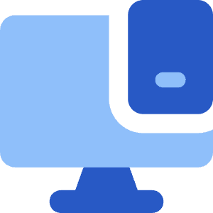 Desktop Sync Phone Icon from Core Flat Set