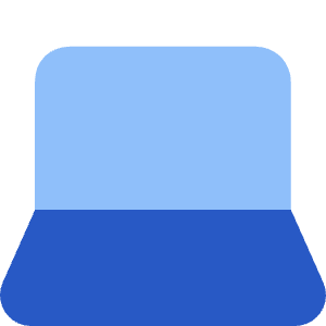 Laptop Icon from Core Flat Set