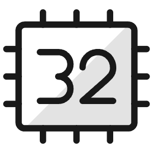 Computer Chip 32 Icon from Ultimate Colors - Free Set