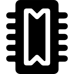 Computer Chip Core Icon from Ultimate Bold - Free Set