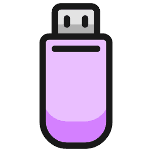 Flash Drive Icon from Ultimate Colors - Free Set