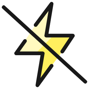 Flash Off Icon from Ultimate Colors - Free Set