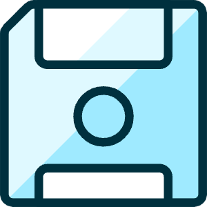 Floppy Disk 2 Icon from Ultimate Duotone - Free Set