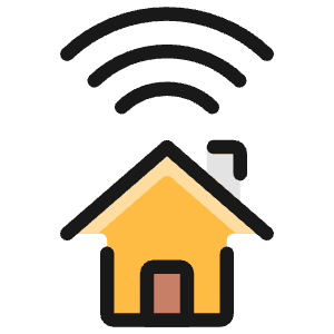 House Signal Icon from Ultimate Colors - Free Set