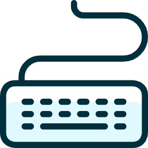 Keyboard Icon from Ultimate Duotone - Free Set