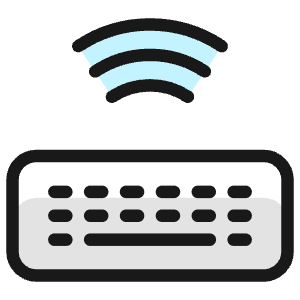 Keyboard Wireless Icon from Ultimate Colors - Free Set