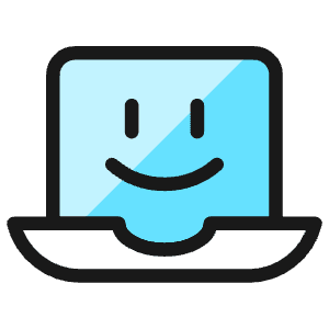 Laptop Smiley 1 Icon from Ultimate Colors - Free Set