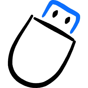 Memory Flash Drive Icon from Freehand Duotone - Free Set