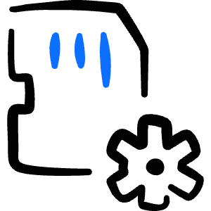 Memory Sd Card Settings Icon from Freehand Duotone - Free Set