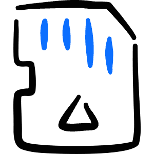 Memory Sd Card Icon from Freehand Duotone - Free Set