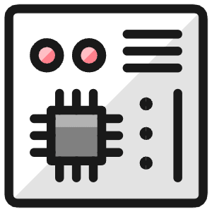 Microchip Board Icon from Ultimate Colors - Free Set