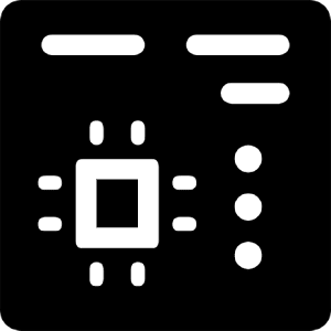 Microchip Board Icon from Ultimate Bold - Free Set