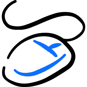 Mouse Icon from Freehand Duotone - Free Set