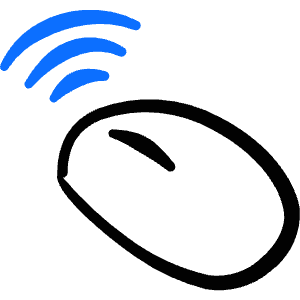 Mouse Wireless 1 Icon from Freehand Duotone - Free Set