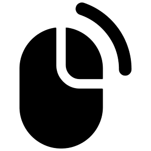 Right Click Mouse Icon from Ultimate Bold - Free Set