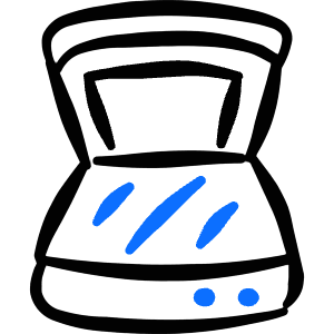 Scanner Icon from Freehand Duotone - Free Set