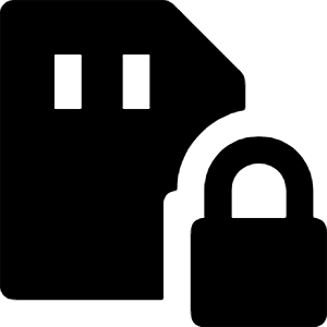 Sd Card Lock Icon from Nova Solid - Free Set