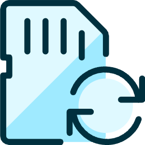Sd Card Sync Icon from Ultimate Duotone - Free Set