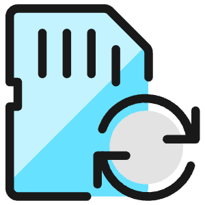 Sd Card Sync Icon from Ultimate Colors - Free Set