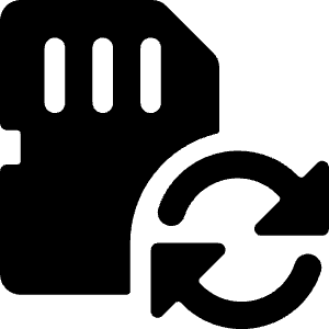 Sd Card Sync Icon from Ultimate Bold - Free Set