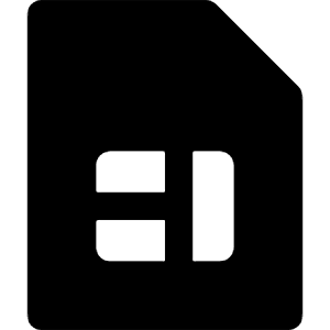 Sim Card Icon from Nova Solid - Free Set