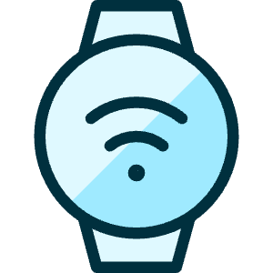 Smart Watch Circle Wifi Icon from Ultimate Duotone - Free Set