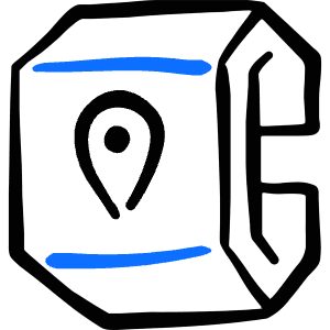 Smart Watch Square Location Alternate Icon from Freehand Duotone - Free Set