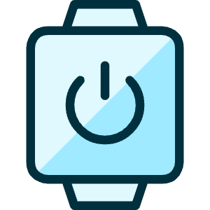 Smart Watch Square Power Icon from Ultimate Duotone - Free Set