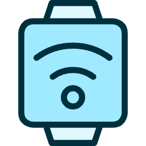 Smart Watch Square Wifi Icon from Ultimate Duotone - Free Set