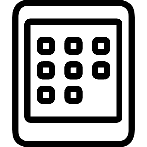Tablet Icon from Ultimate Light - Free Set