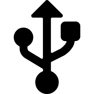 Usb Port 1 Icon from Ultimate Bold - Free Set