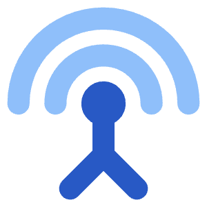 Antenna Settings Icon from Core Flat Set