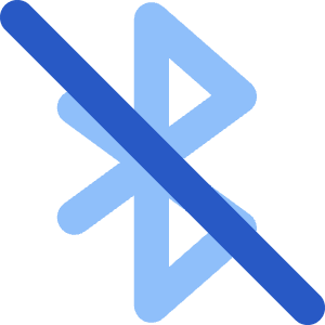 Bluetooth Disabled Icon from Core Flat Set