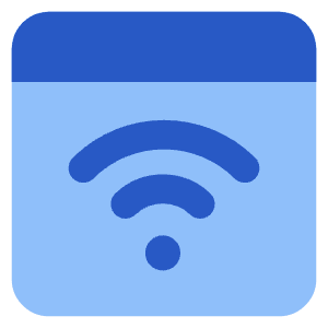 Browser Wifi Icon from Core Flat Set