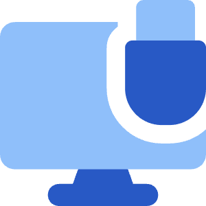 Monitor Lock Icon from Core Flat Set