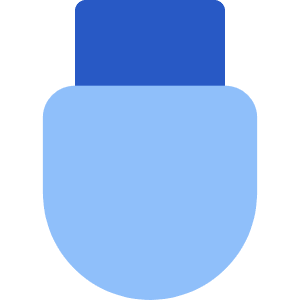 Usb Drive Icon from Core Flat Set