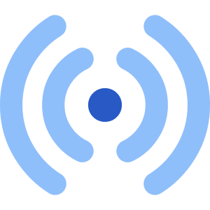 Wifi Horizontal Icon from Core Flat Set