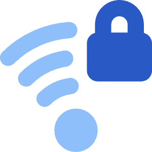 Wifi Network Password Icon from Core Flat Set