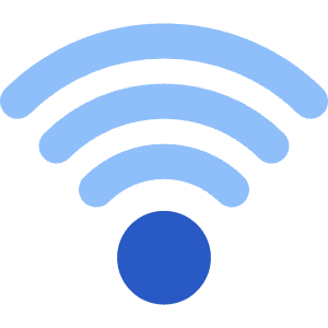 Wifi Signal Full Icon from Core Flat Set