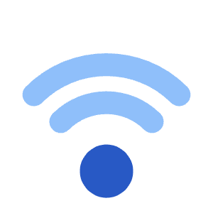 Wifi Signal Medium Icon from Core Flat Set