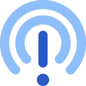 Wifi Tethering Error Icon from Core Flat Set